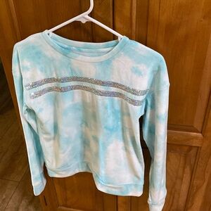 So Girls Fleece Top with sequins